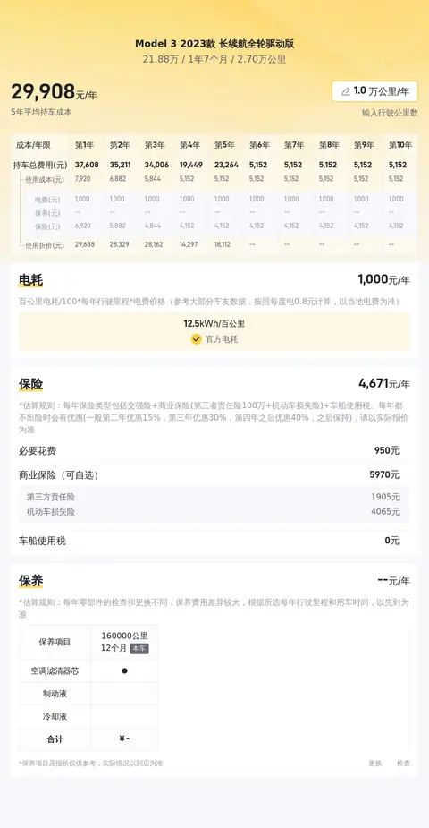 特斯拉Model3,23年长续航,电车加速天花板?